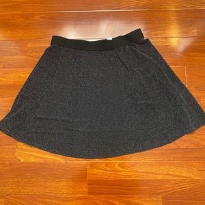 Black Sparkly Mini Skirt Size Large